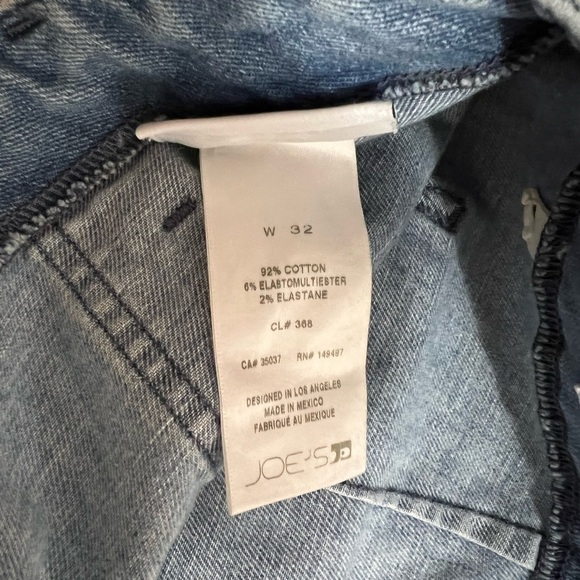 Joe's Jeans Womens mom Jeans Blue Size 32 High-Rise Wide-Leg Stretch $198 357 - Picture 7 of 11